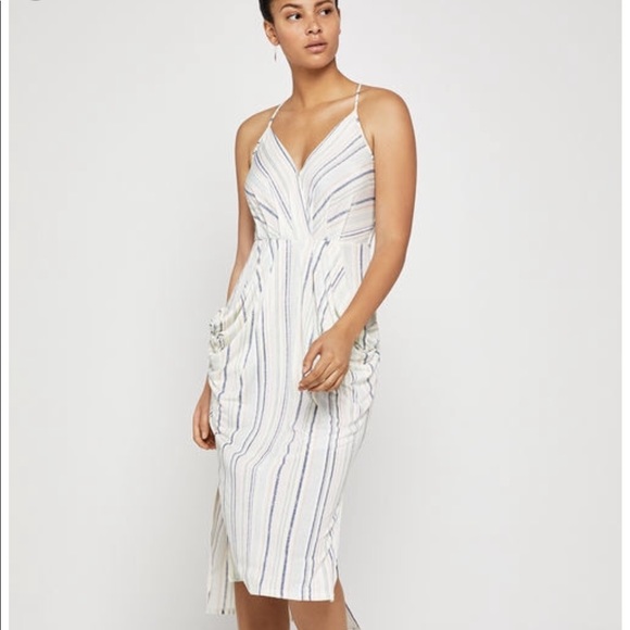 bcbgeneration draped midi dress